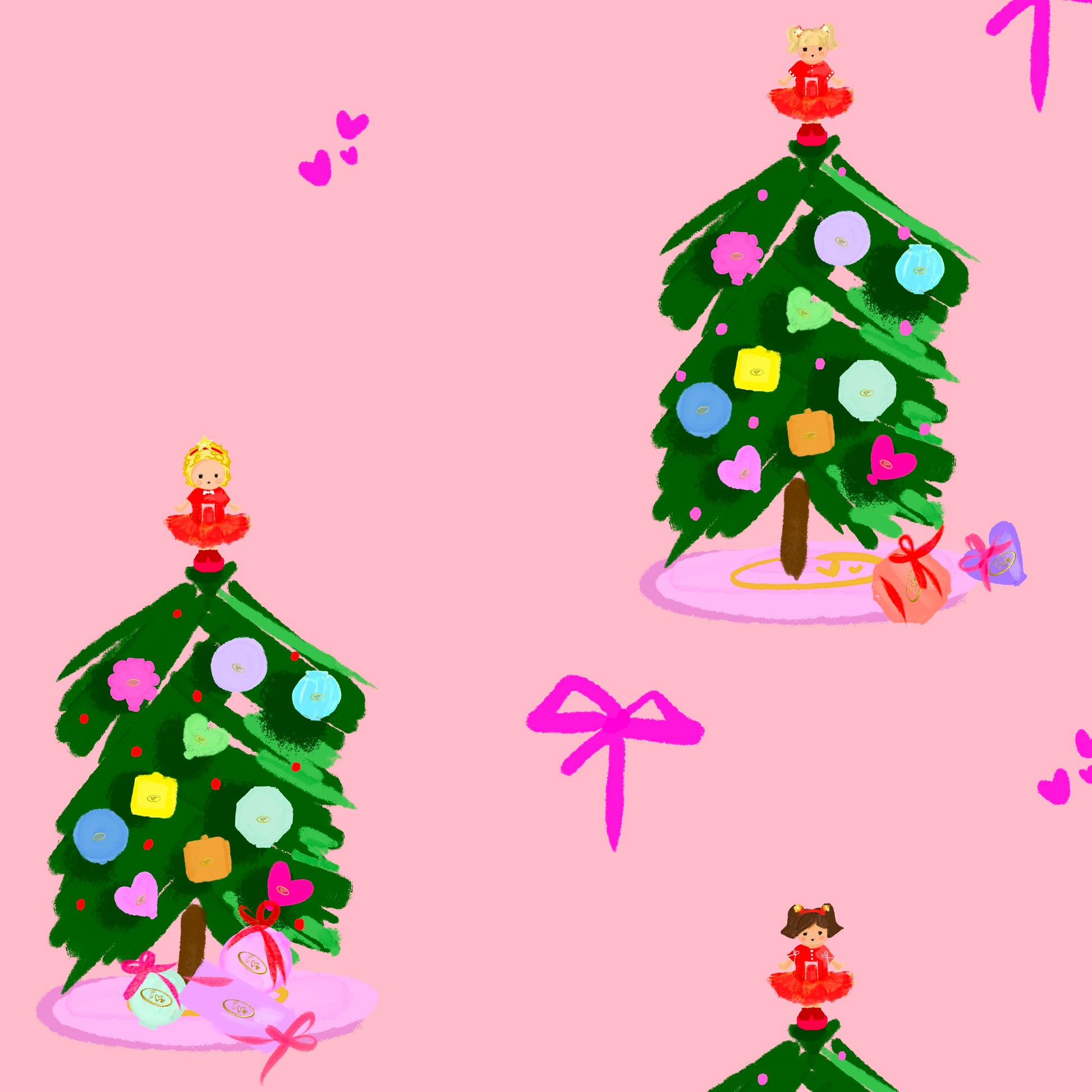 Have A Happy Polly Holiday! Wrapping Paper Roll.