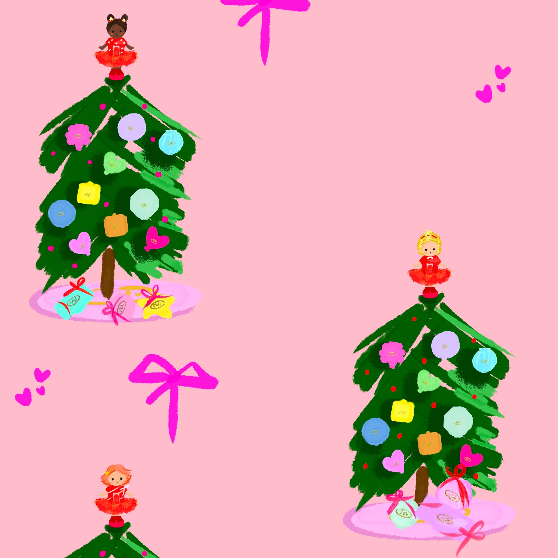 Have A Happy Polly Holiday! Wrapping Paper Roll.